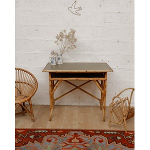 Yvan, le bureau en rotin n°79