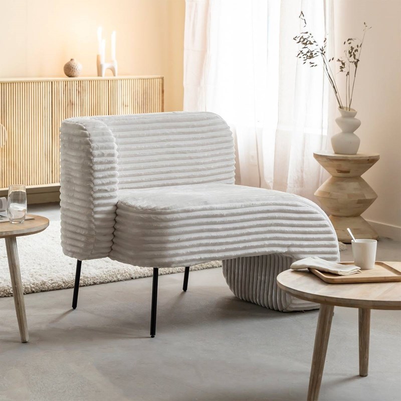 Méridienne velours soléa