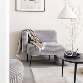 Méridienne en velours soléa