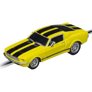 Véhicule ford mustang 67 - racing yellow