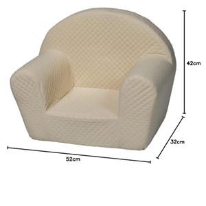 Fauteuil enfant cappuccino