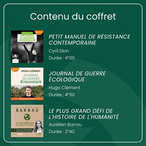 Coffret cadeau - ecologie - prose