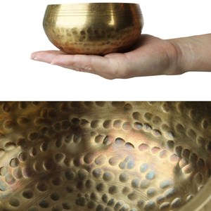 Bol chantant tibétain avec maillet