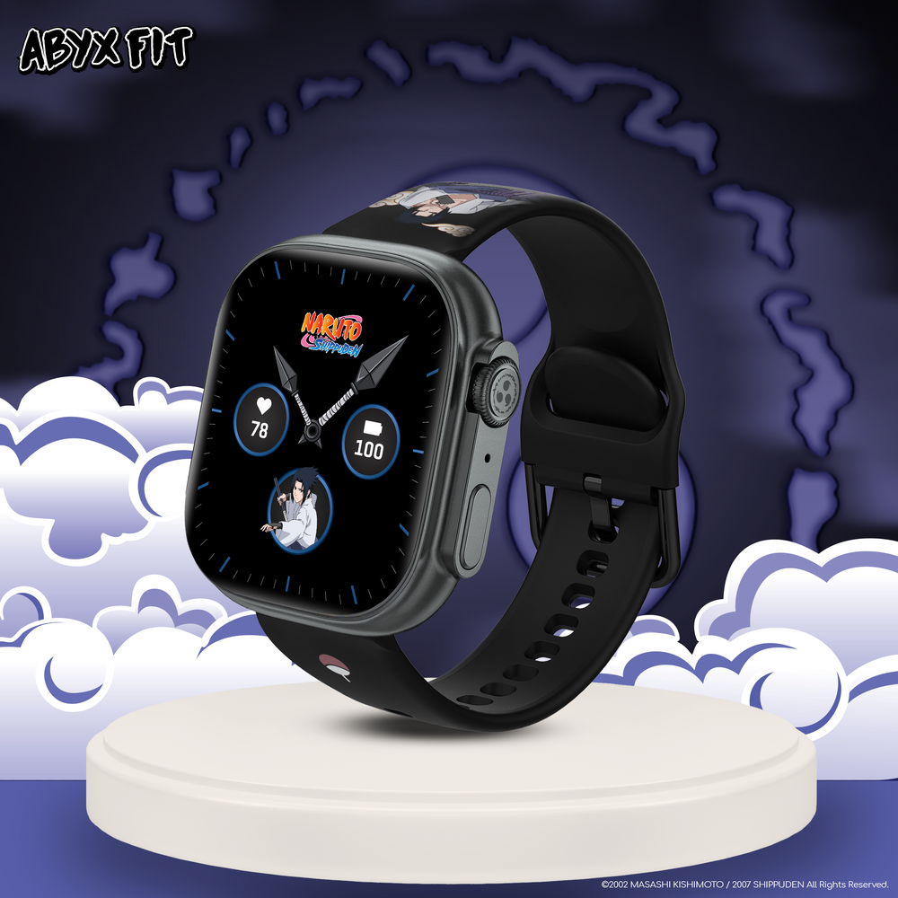 Montre Connectée Abyx Fit Touch 5 - Édition Naruto Shippuden Kakashi Hatake - Gris