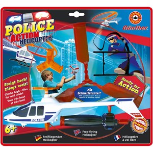 Police action hélicoptère