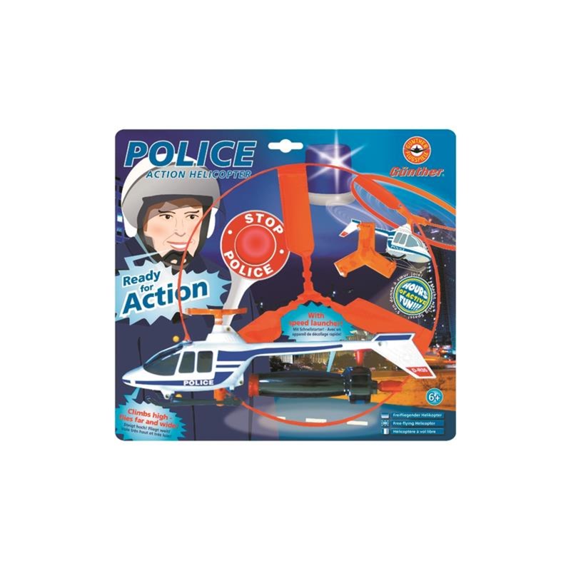 Police action hélicoptère