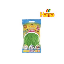 1.000 perles en sachet - vert néon
