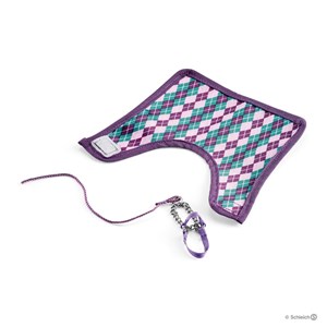Pur-sang anglais avec couverture
