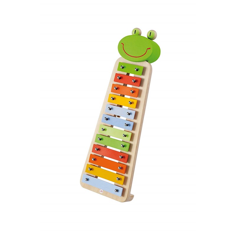 Xylophone grenouille en métal