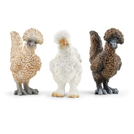 Farm world trio de poules