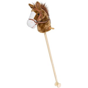 Cheval à bâton avec son marron clair