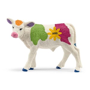 Farm world veau de printemps coloré