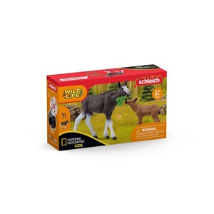Wild life élan femelle avec veau