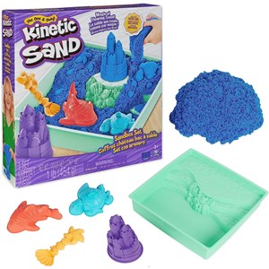 Coffret sable kinétique bleu