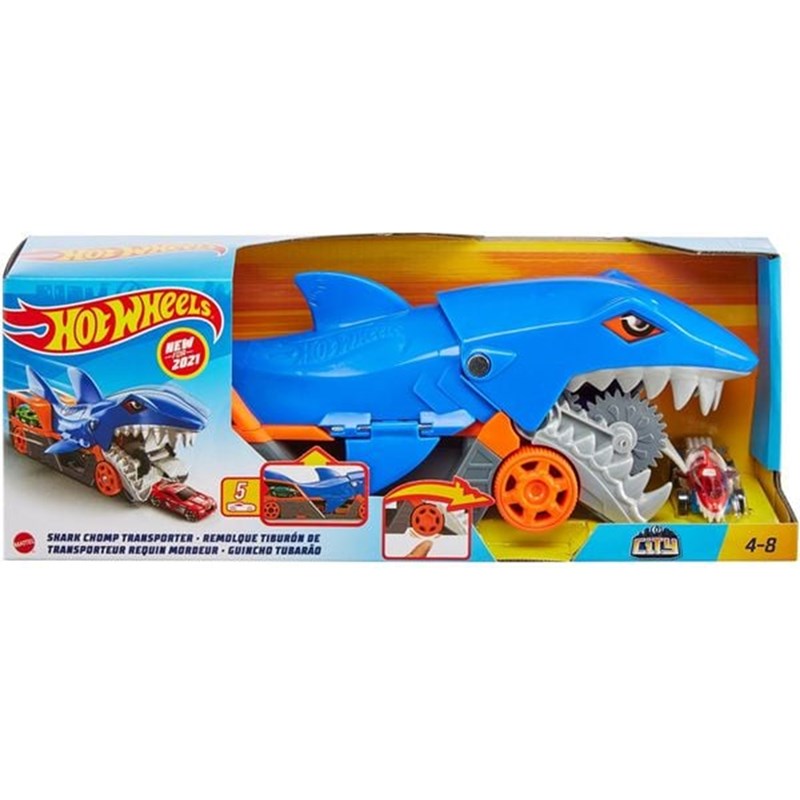Hot wheels city transporteur requin