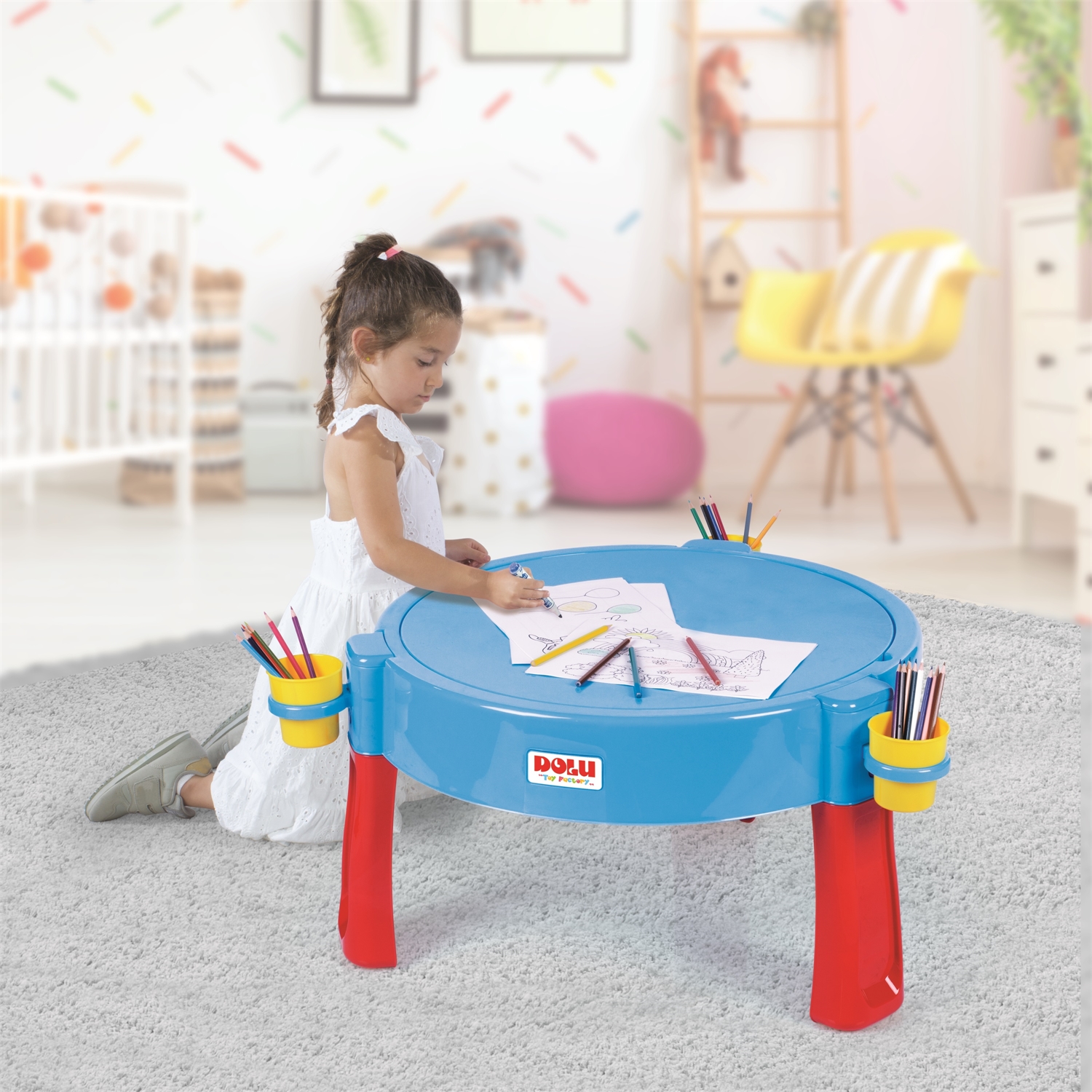 Keter Table De Jeu Sable Et Eau 79x56x50 Cm – Bacs Amovibles, Couvercle, Accessoires Inclus – Idéale Petits Espaces