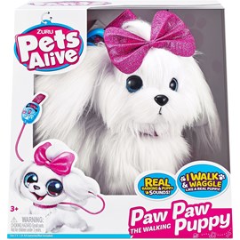 Pets alive - paw paw peluche interactive
