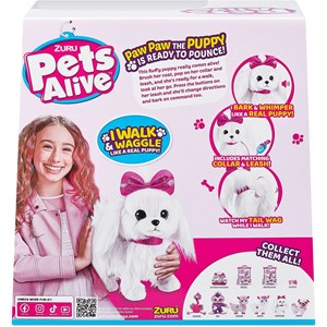 Pets alive - paw paw peluche interactive