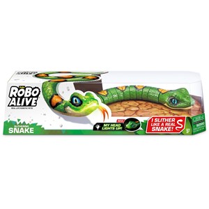 Un serpent qui zigzague