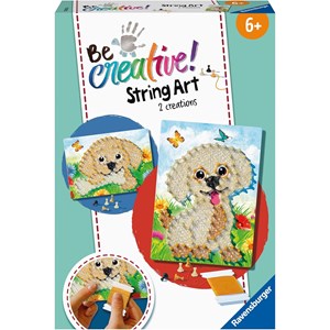 Be creative string art chiens