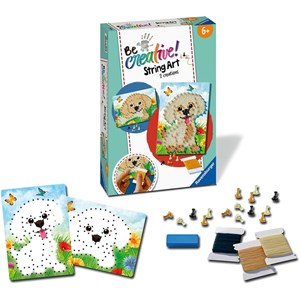 Be creative string art chiens