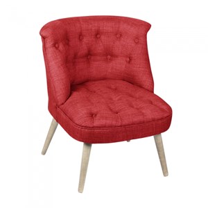 Table passion - fauteuil sophie rouge