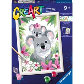 Peinture par numéros maman koala et bébé