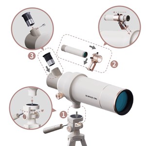 Télescope astro star science scan