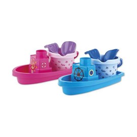 Set de plage pour bébé- rose + bleu