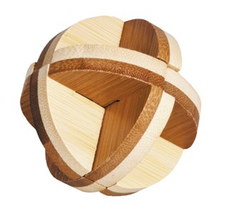 Casse-tête bambou balle 3 disques