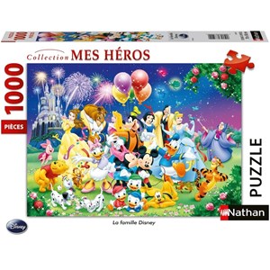 Puzzle la famille disney 1000 pcs