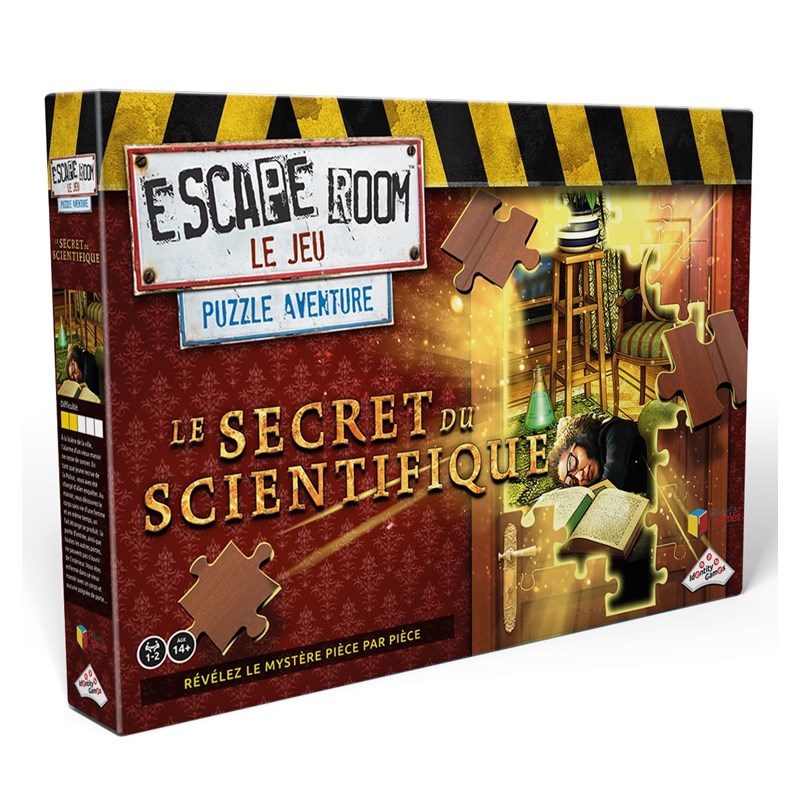 Puzzle escape - le secret du scientifiqu