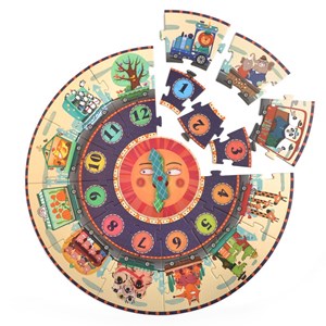 Puzzle auto-correcteur horloge