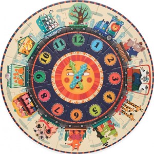 Puzzle auto-correcteur horloge