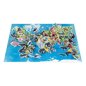 Puzzle éducatif animaux menacés 200 pc