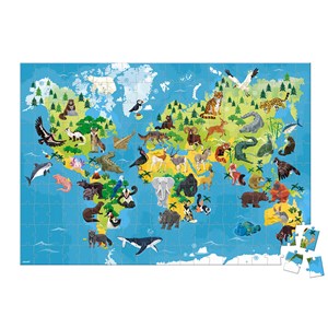 Puzzle éducatif animaux menacés 200 pc
