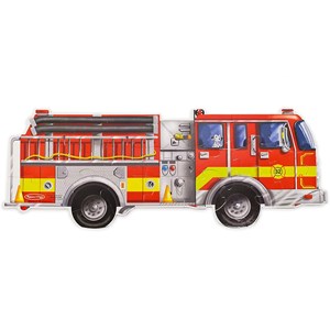 Puzzle géant camion de pompiers