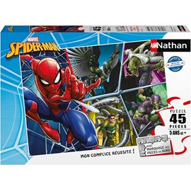 Puzzle spiderman contre les méchants 45