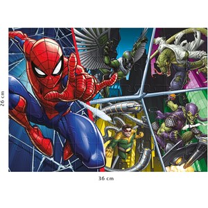 Puzzle spiderman contre les méchants 45