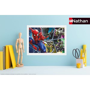 Puzzle spiderman contre les méchants 45