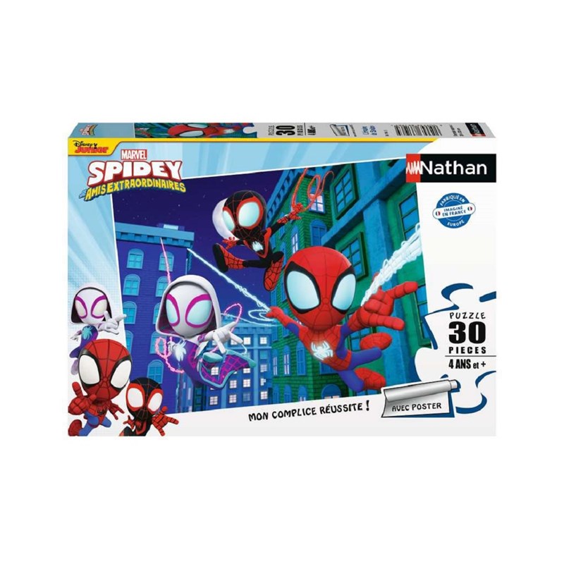 Puzzle l'équipe de spidey 30 pcs