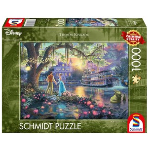 Puzzle la princesse et la grenouille 100