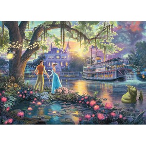 Puzzle la princesse et la grenouille 100