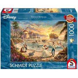 Puzzle mariage de la petite sirène 1000