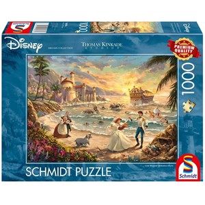 Puzzle mariage de la petite sirène 1000