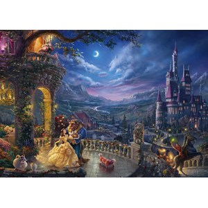 Puzzle la belle et la bête au clair de