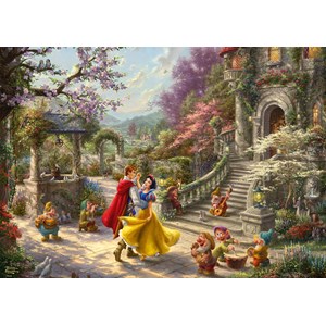 Puzzle blanche neige et le prince 1000 p