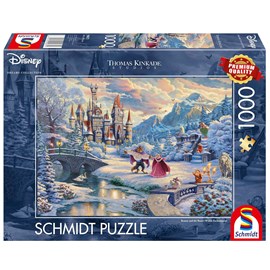 Puzzle la belle et la bête en hiver 100