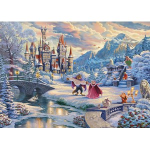 Puzzle la belle et la bête en hiver 100