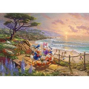 Puzzle donald et daisy 1000 pcs